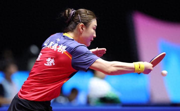 乒乓球选手刘翔争夺男子单打冠军
